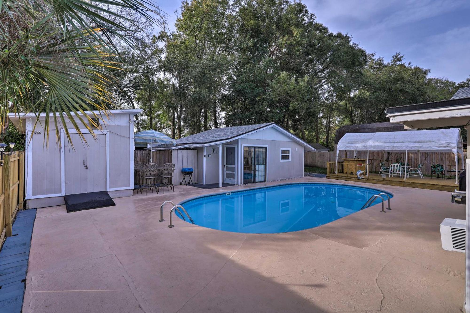 Fern Park Pool House With Private Patio And Fire Pit! Orlando Exterior photo